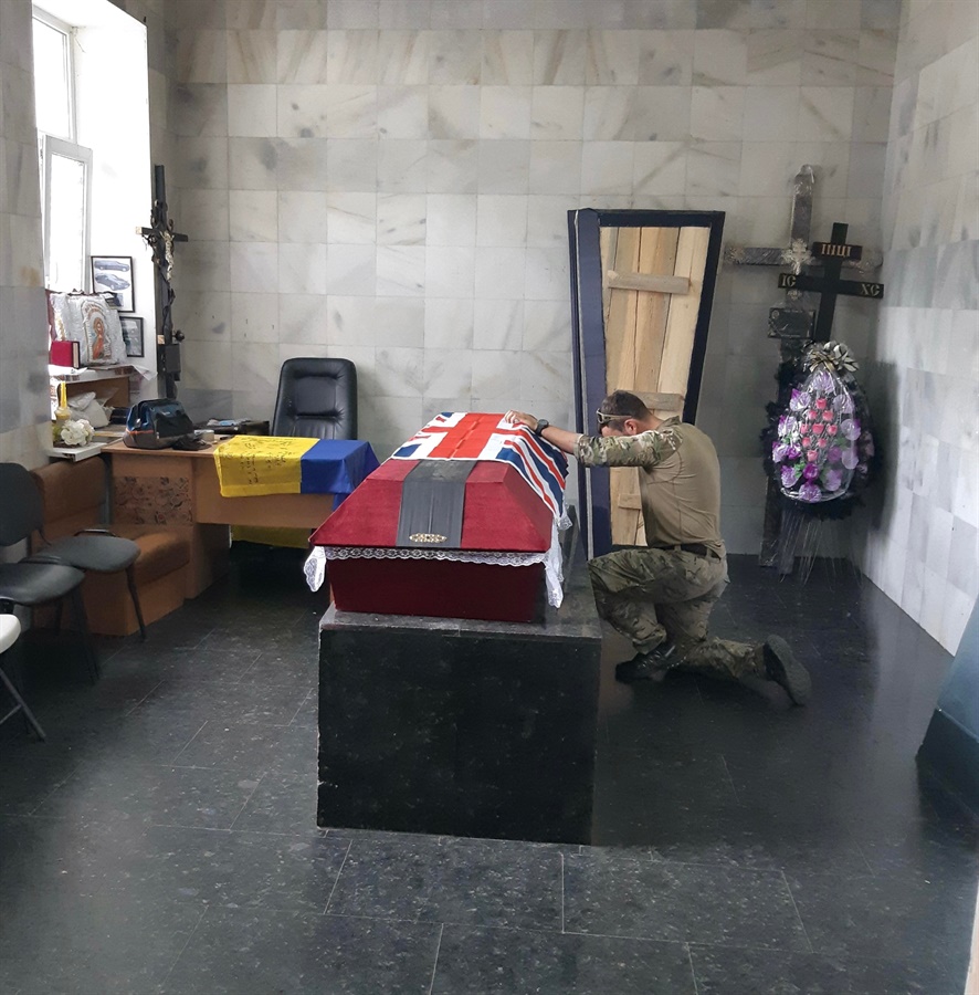 Побратими попрощалися із Героєм у Львові 