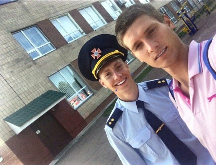 Валентин під час навчання в інституті 
