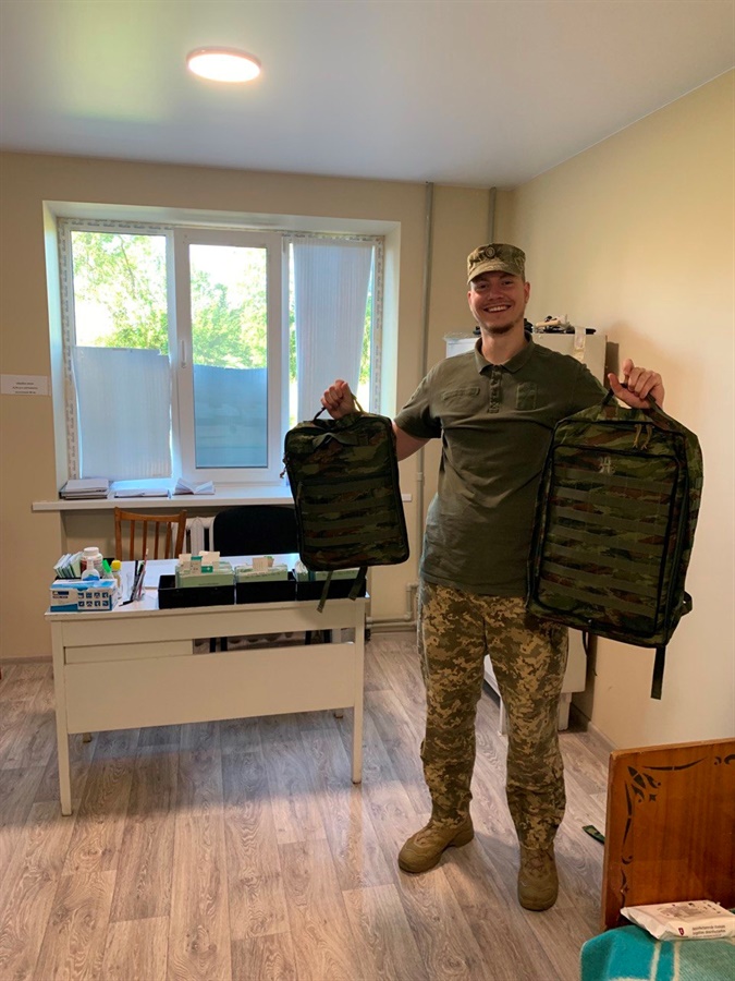 Валентин під час служби 