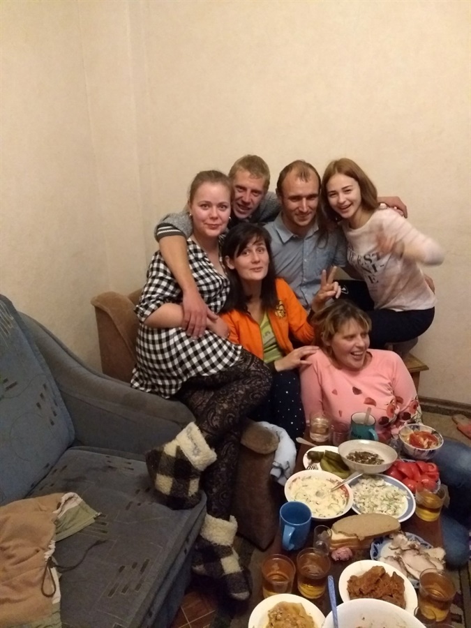Олександр Приходько з родиною

