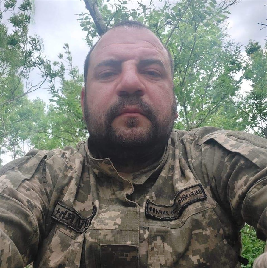 Андрій Федорків під час служби 