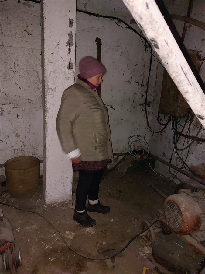 Наталя Пац з колегами 7 годин пролежали у цьому кутку, поки тривав бій