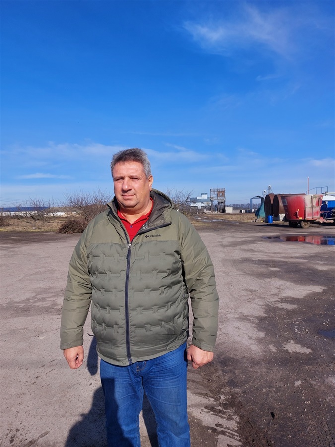 Керівник фермерського господарства «Напорівське» Григорій Ткаченко