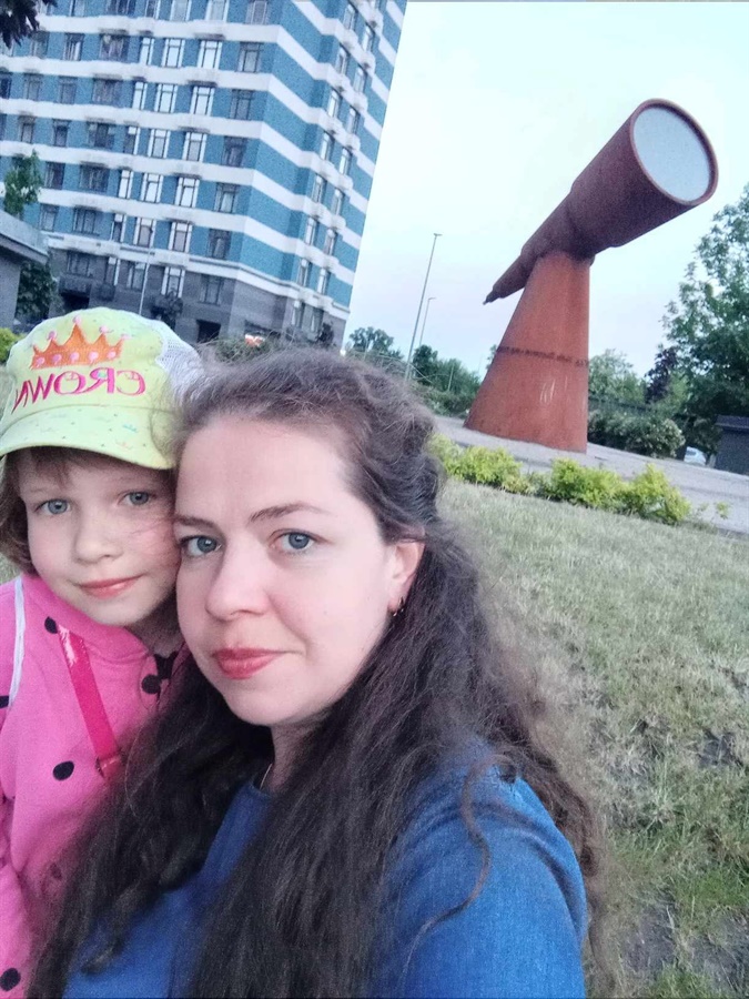 Софія Голинська з мамою Ольгою