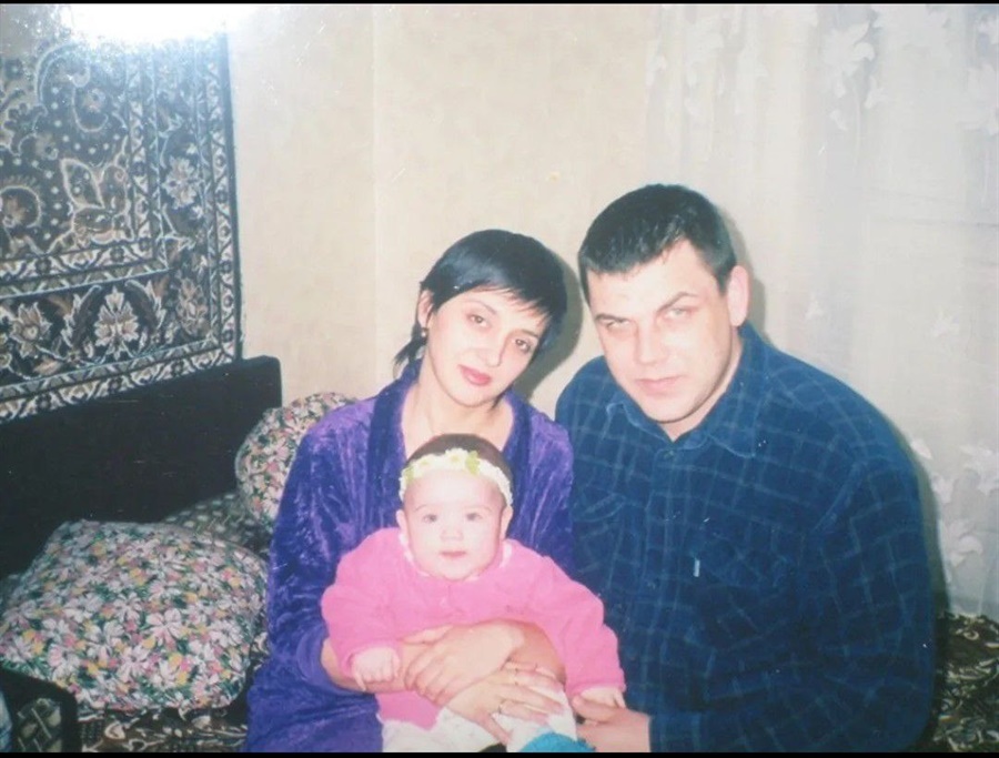 Софія Моро з батьками