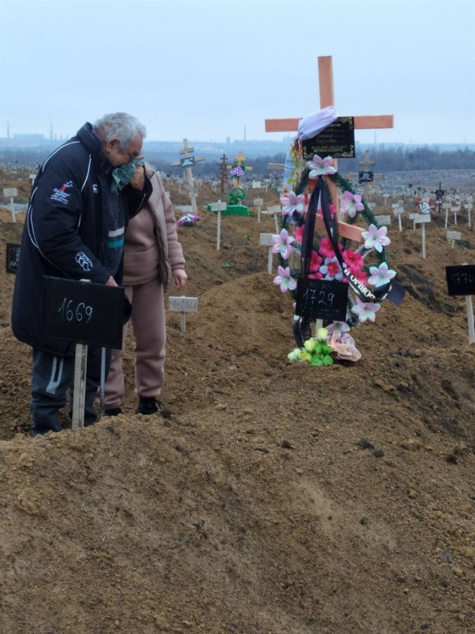 Рідні Софії Моро на Старокримському кладовищі