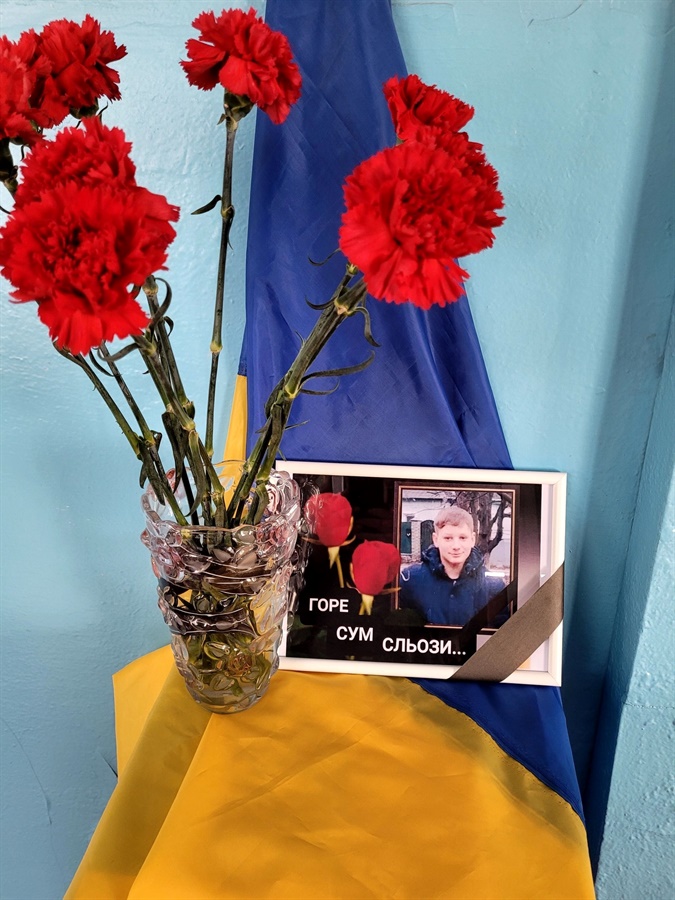 Світлина Романа Тарана у школі
