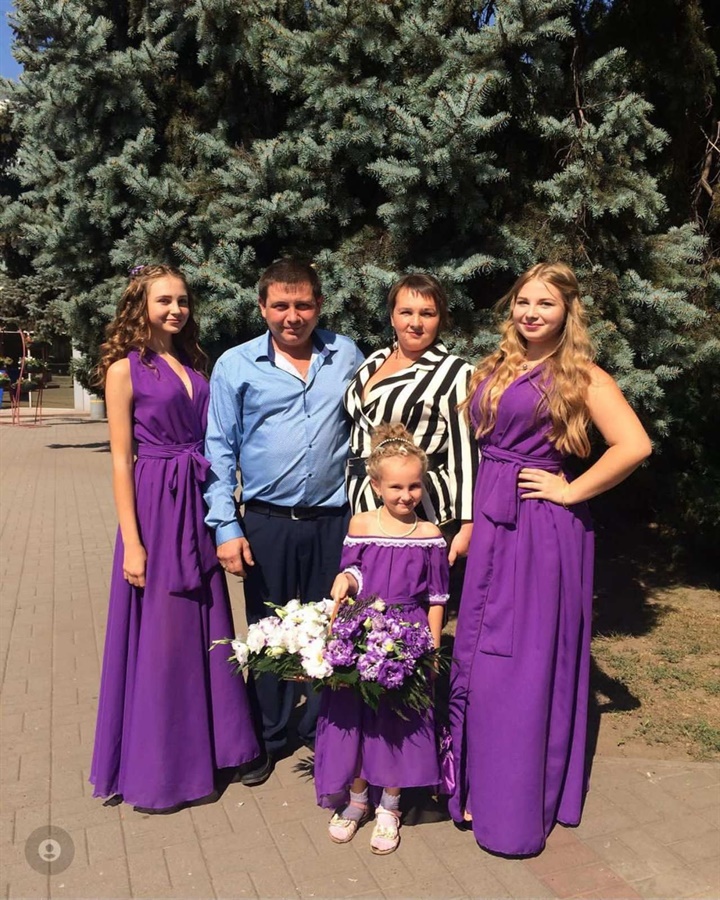 Настя Порохня разом з родиною