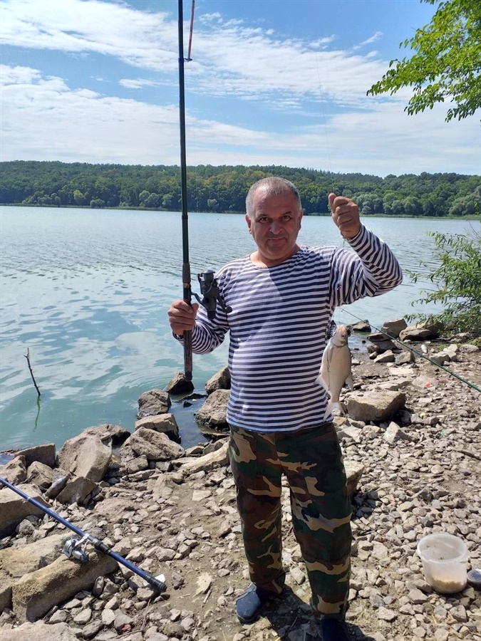 Юрій Яковенко на риболовлі, 2021 рік