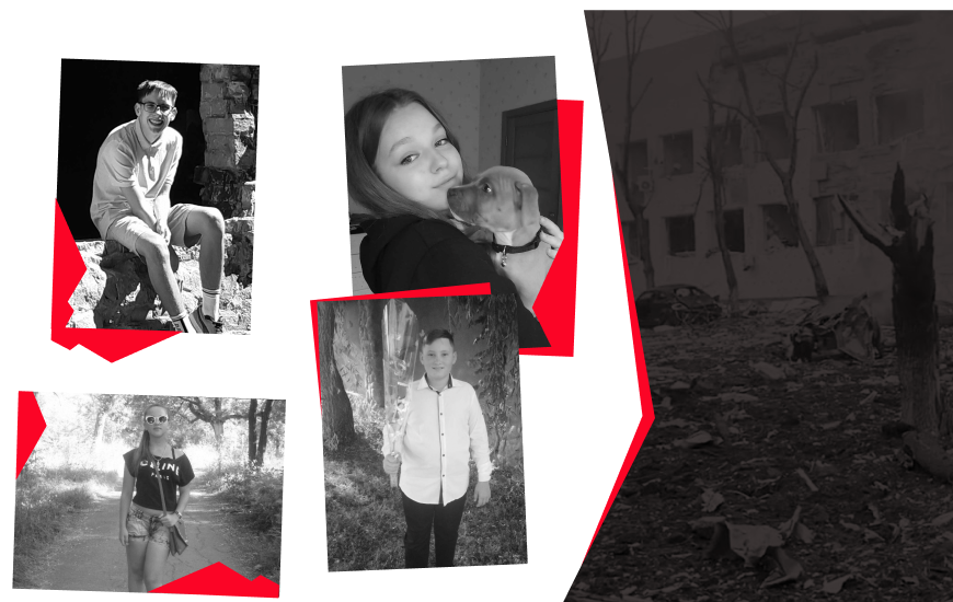 «Я так і не бачила сина, тільки частини тіла». Історії чотирьох українських дітей, життя яких відібрала війна