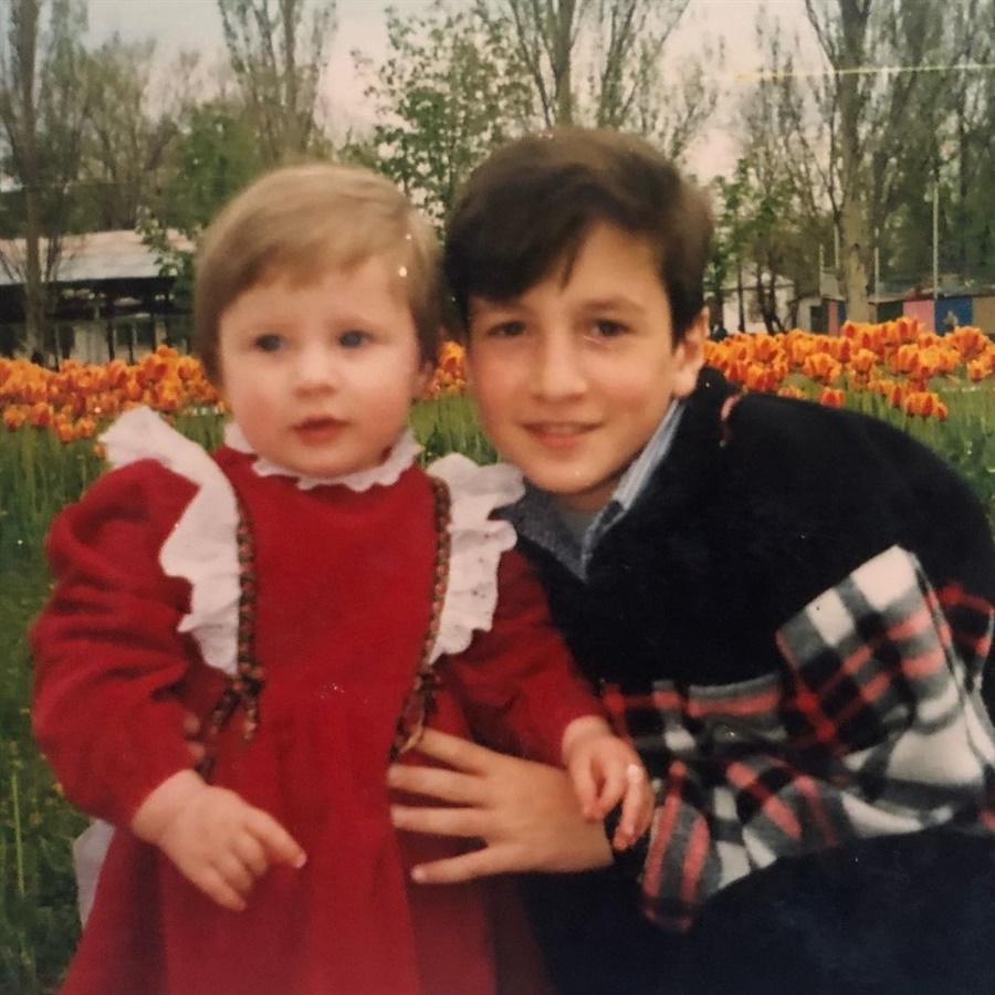 Ернест із сестрою Ілоною
