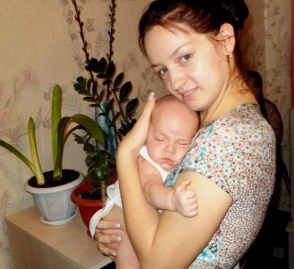 Матвєй Чикмарьов з мамою
