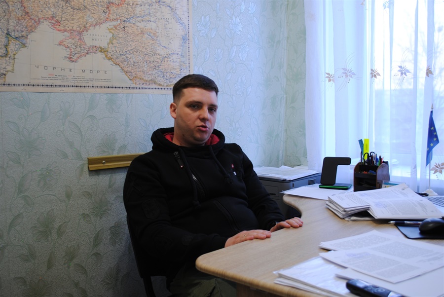 Заступник начальника Ізюмської міської військової адміністрації Максим Стрельник
