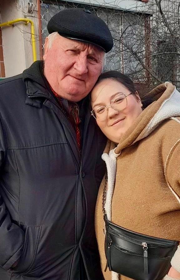Валентина з дідусем