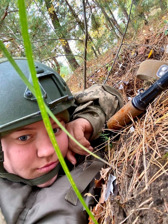  23-річна Валентина залишила навчання в академії та пішла на фронт