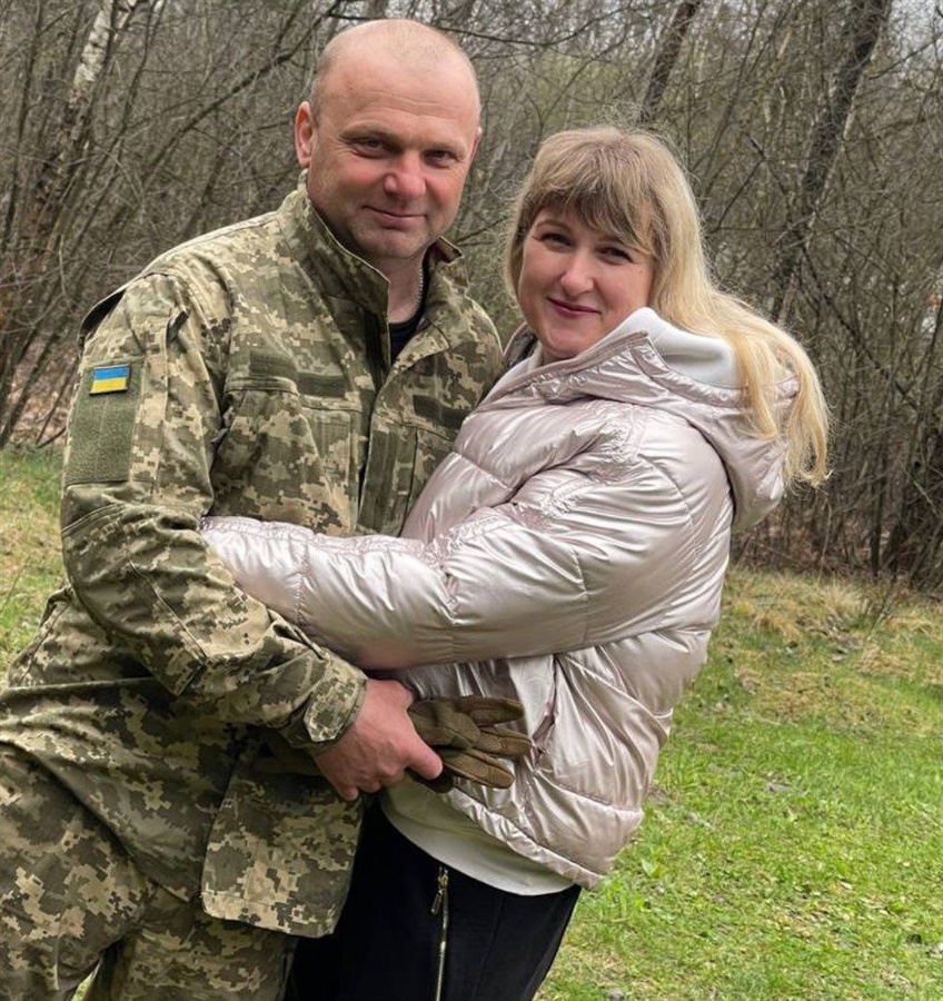 Олександр з дружиною