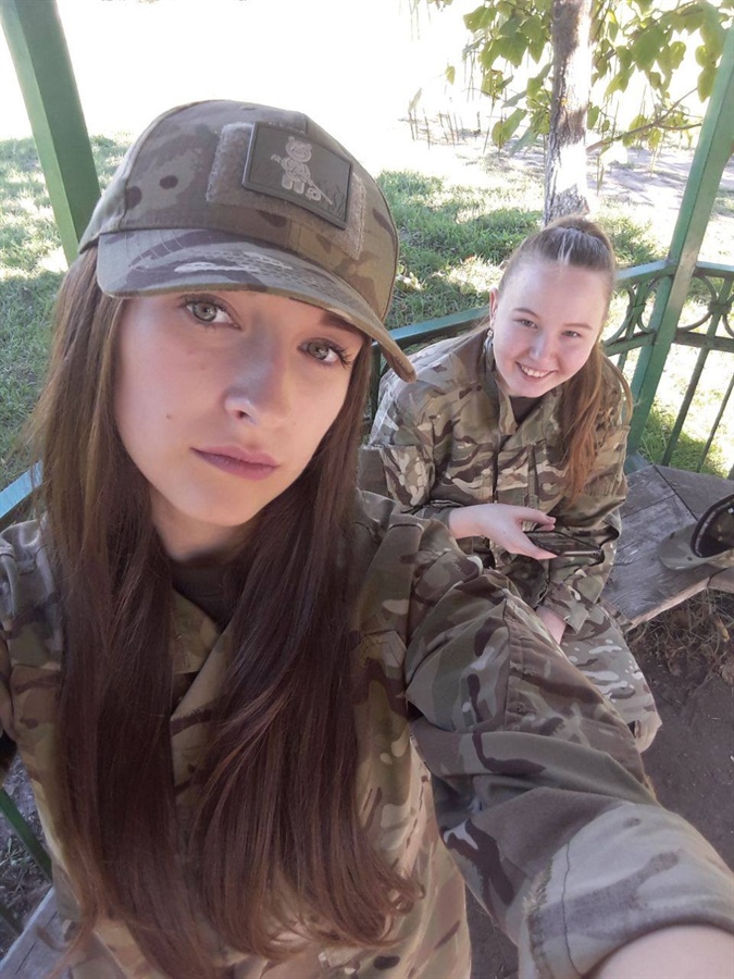 Олеся Михайленко з Надією Гурзан 
