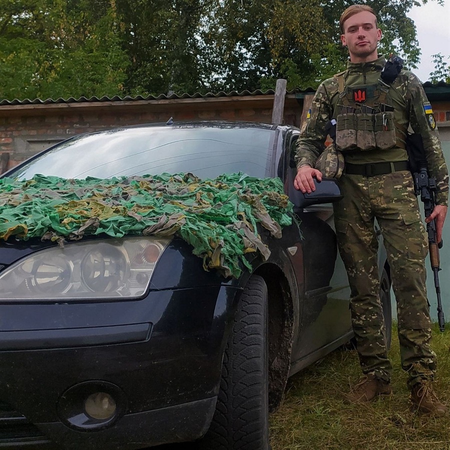 Олександр Бевз у війську. Фото з особистого архіву