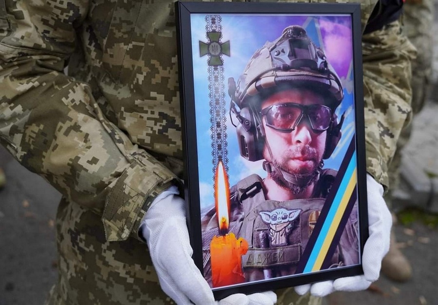 Церемонія прощання з “Діджеєм” в Ужгороді. Фото - Державна прикордонна служба України. 