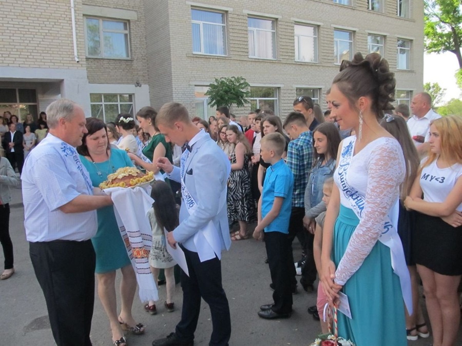 Леонід Павлюк на випуску сина Михайла