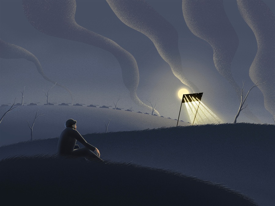 У степах Донбасу. 

