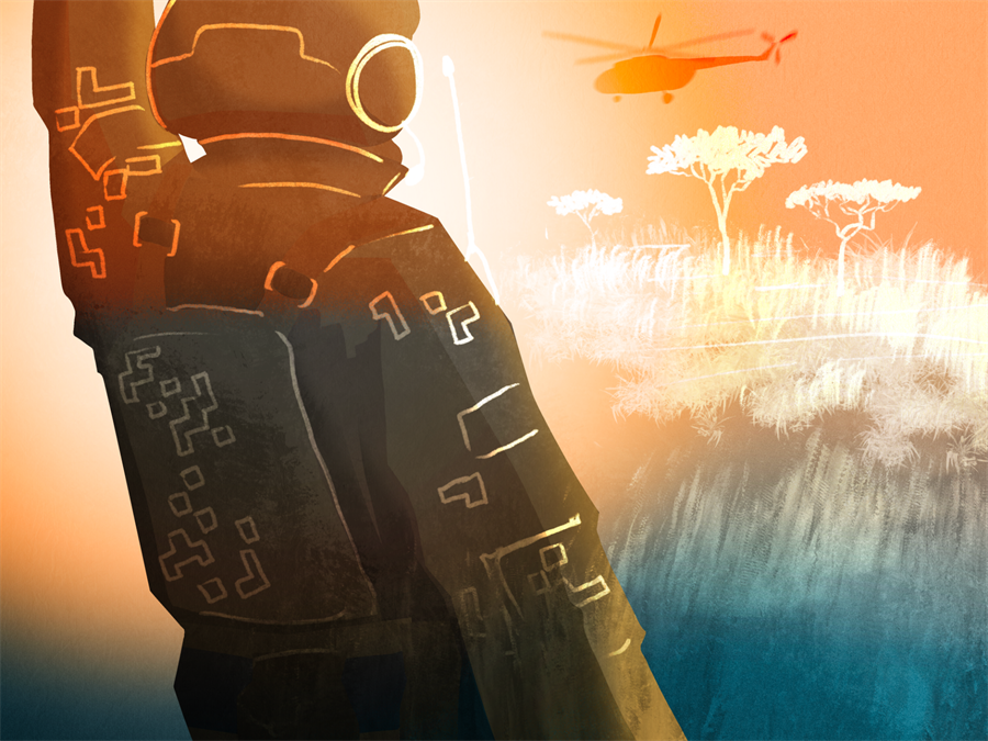 Борис Горошко брав участь у миротворчих місіях ООН у Ліберії та Конго. 