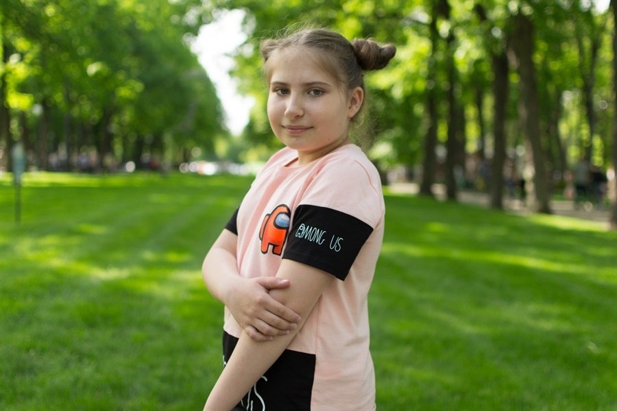 Настя Гріценко. Фото: з особистого архіву родини.