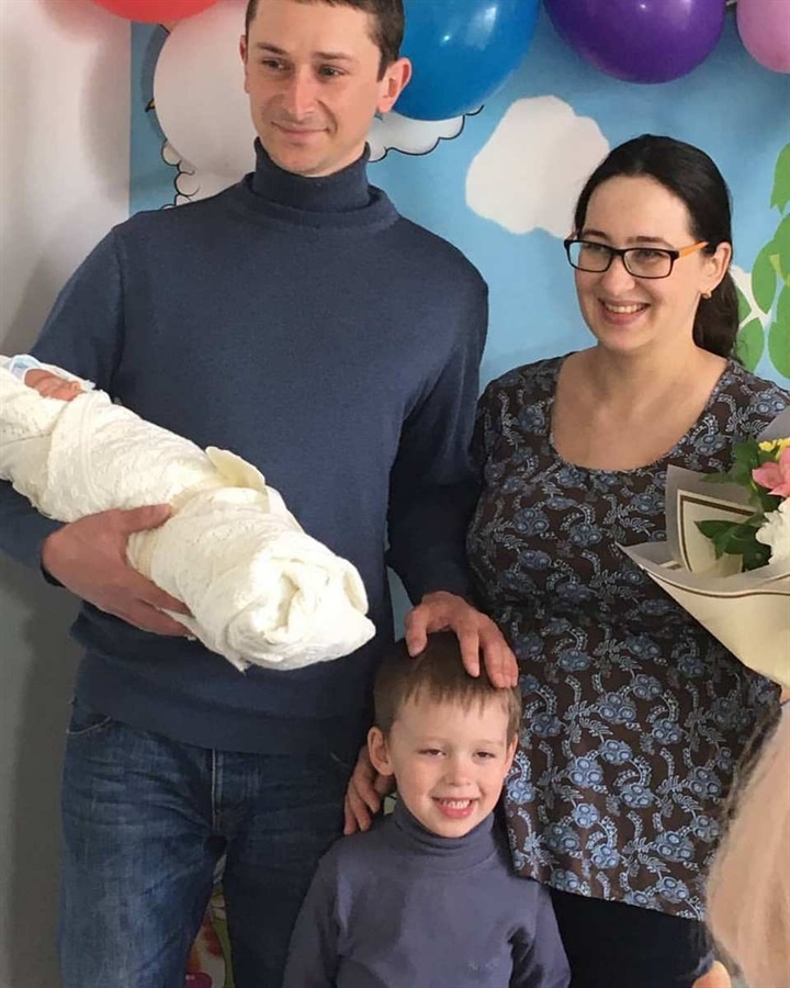 Виписка з Михайлом. Фото: з особистого архіву родини.