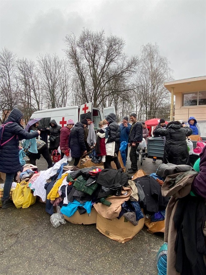 Виїзд мобільного Банку одягу для підтримки  незахищених верств населення  Старовірівської сільської територіальної громади.