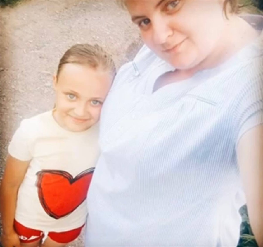 Валерія Хоменко з мамою